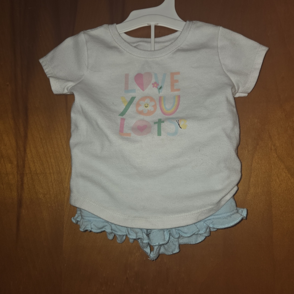 Garanimals White and Blue Kids Matching Set